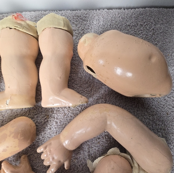 Vintage  Composition Doll Parts - Picture 3 of 12